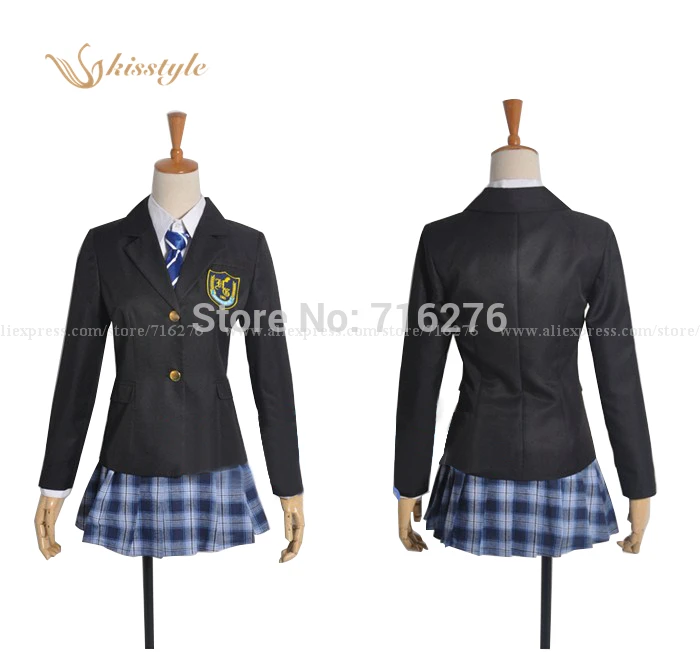 Kisstyle Fashion Anime White Album 2 Kazusa Touma Cloth Uniform Cosplay Costume,Any Size