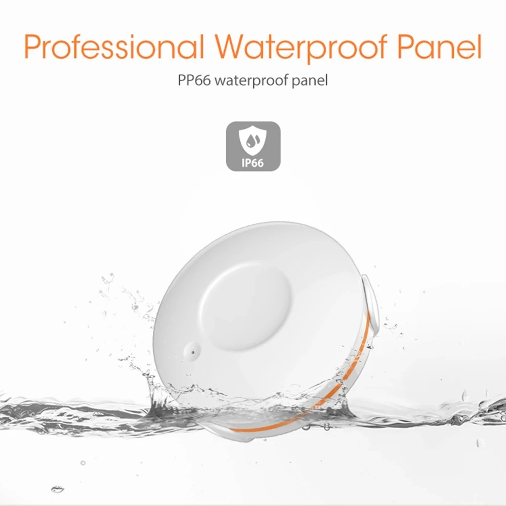 Tuya ZigBee3.0 Water Leakage Detector Built-in batter Flood Sensor Smart Life APP Alarm Notifications Scenario with Smart Valve
