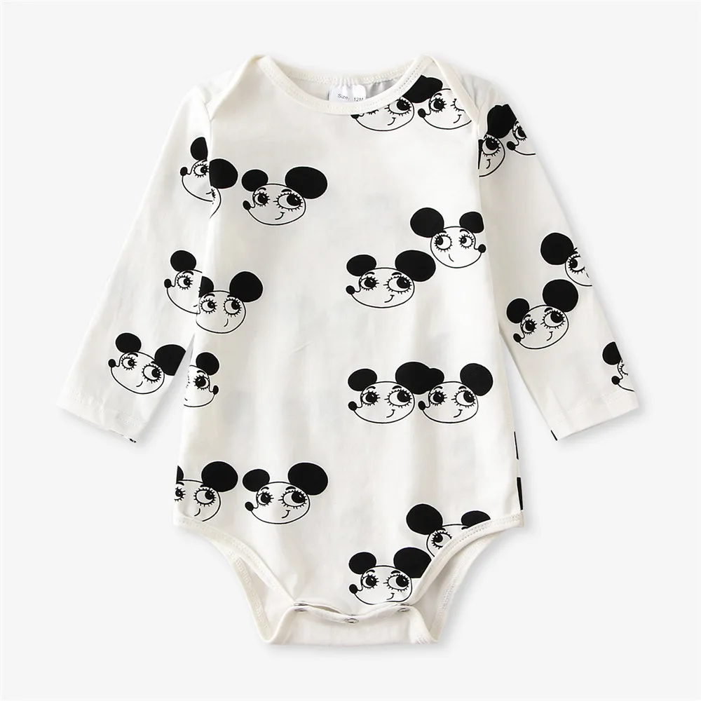 Baby Onesie Newborn Boy Girl Rompers Baby Girls Clothes Long Sleeve 0-24M