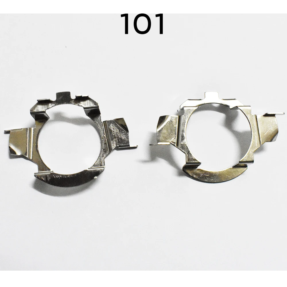 2pcs Car LED Headlight Bulb Base Holder Adapter Head Lamp Retainer Clips Socket For Auto Headlamp Mount Stand For Nissan