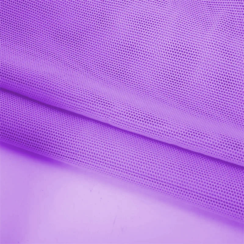 Mesh Fabric DIY For Clothing With 40D Nylon Spandex 4 Way Stretch,  For Stage Costumes Party Dress Garment Color Card