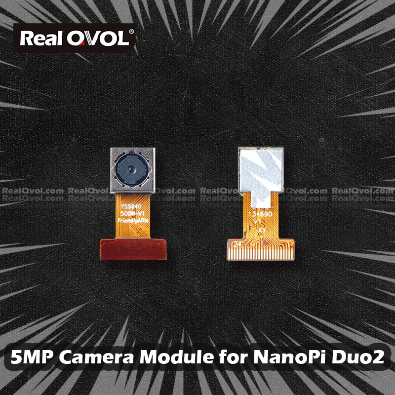 RealQvol FriendlyELEC ELEC 5MP Camera Module for NanoPi Duo2 QSXGA COMS OV5640 Chipset 2592x1944 720P@30fps