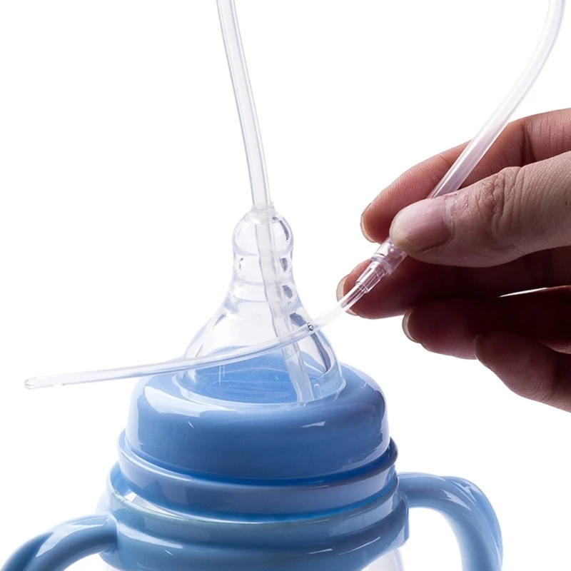 Tubo de silicona para bebé, Auxiliar de lactancia, bomba de leche para bebé, ayuda de Lactancia