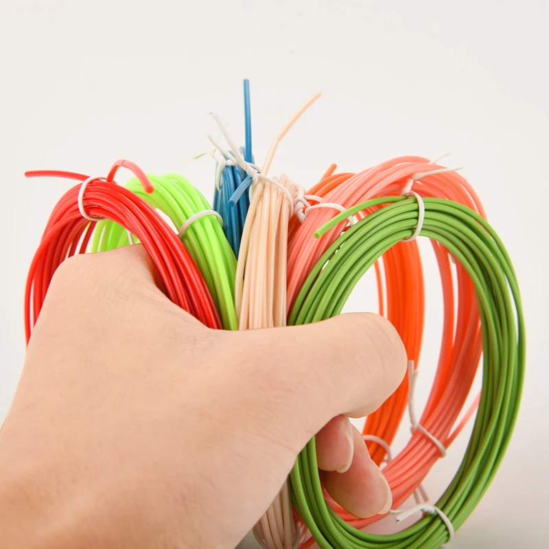 PLA ABS Filament Rods Refills For 3D Pen 3D Printing Pen Material 9M/50M/100M/200M 1.75mm Filament No Smell for 3D Pencil