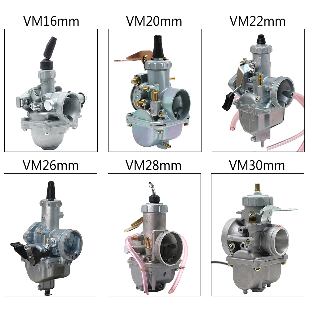 ZSDTRP Motorcycle Mikuni carburetor VM20-273 Round Slide VM Series Carburetor20mm for Atv dirt bike