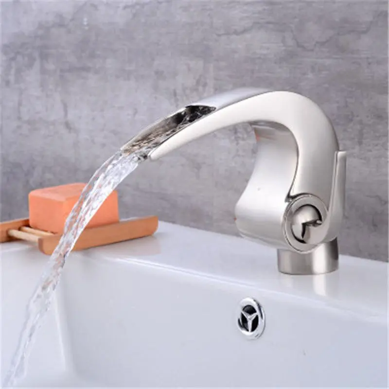 Bathroom Basin Mixer Faucet Black/Nickel/Ancient Sinks Washbasin faucet Cold&Hot Water Tap Deck Mount