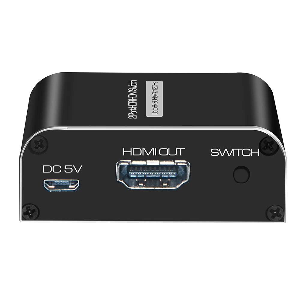 O interruptor 2x1 de 8k hdmi 2 em 1 para fora o apoio 48gbps 4k @ 2.1 hz 120hz 8k @ 60hz do seletor do switcher de hdmi 144 para ps5 hdtv