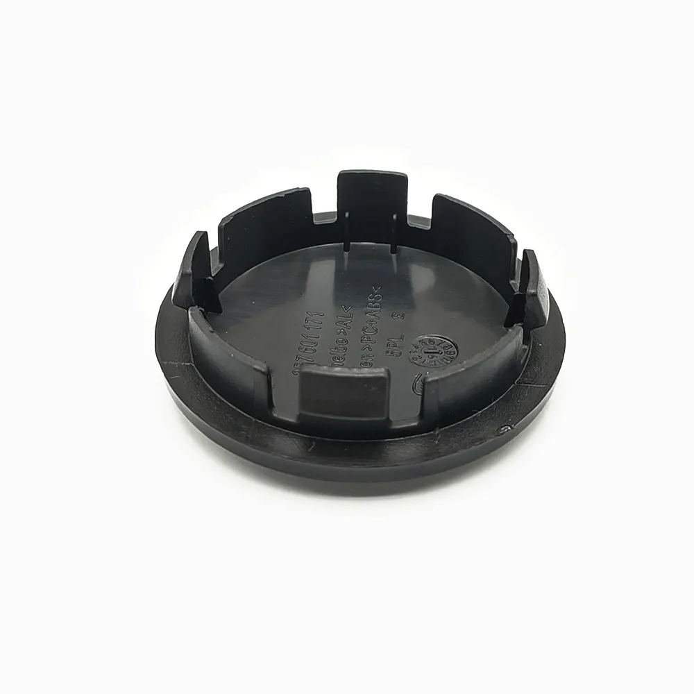 65mm Black Car Wheel Center Caps Hub Cover For Touran Beetle Golf Bora Sharan Tiguan 3B7601171 3B7 601 171