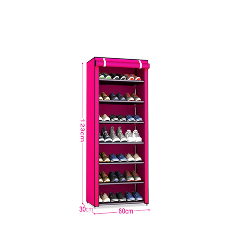 Multi-layer Simple Shoe Cabinet DIY Assembled Space-saving Szafki na Buty Shelf Home Dorm Storage Close Dustproof Szafka na Buty