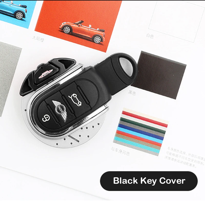 Car Key Case Cover Chain Shell Decorative Protection Fob Holder For MINI Cooper F54 F55 F56 F60 One D S Clubman Accessories - view 5