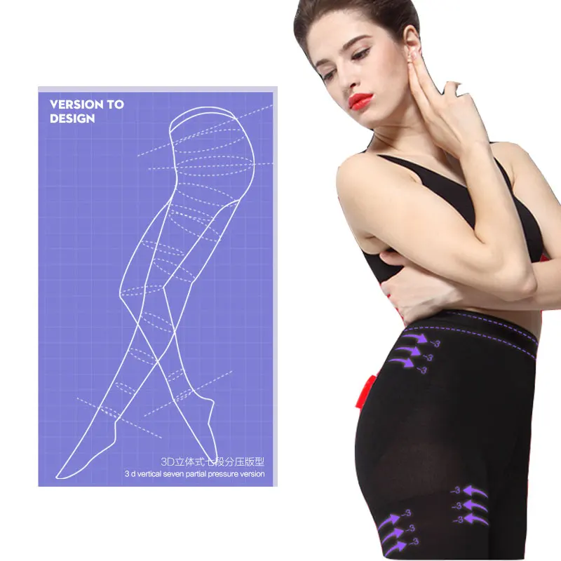 Compression Panty Hose Compression Stockings Varicose Veins 20-30mmHg Elastic Nursing Socks Compression Socks