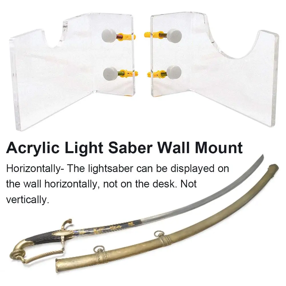 For Light Saber Shelf Bracket Wall Mount Light Saber Wall Display Stand Rack-No Lightsaber for Artwork Display