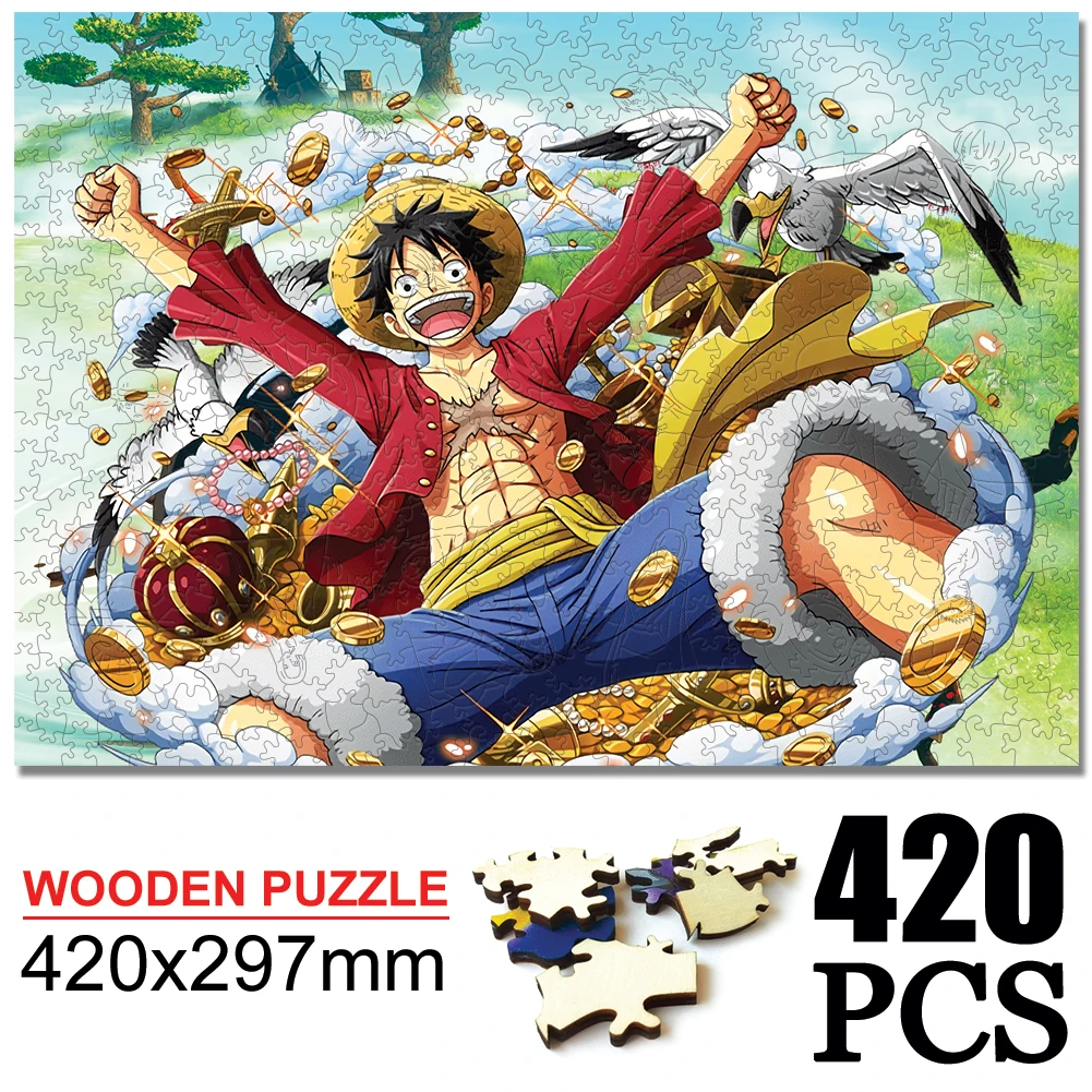 

Adults Kids Wooden Puzzles Jigsaw Puzzle Toys Adults Art Cartoon Wooden Puzzle DIY Assembly