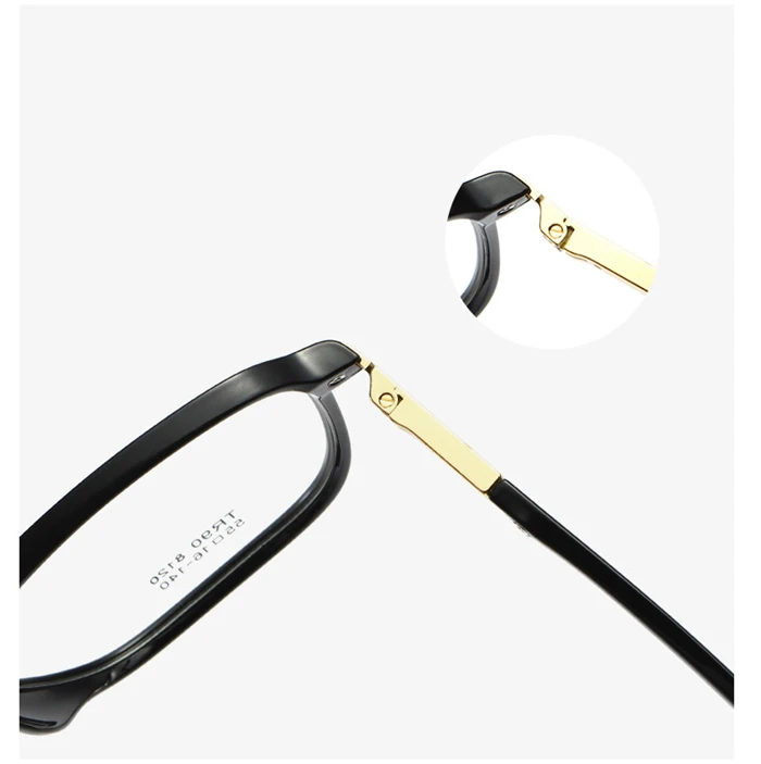 Olivgrüner Rahmen übergroße Myopie Brille Anti blaue Strahlen tr90 Studenten verschreibung pflicht ige Brille Dioptrien 0-800-0, 5-1, 5 bis-0,5 – Detail 8