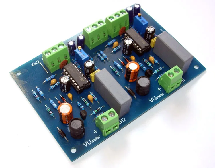 

Professional VU Meter for Recording Studio, Level Meter Driver Board, Balanced Input, with Acceleration and Damping Control