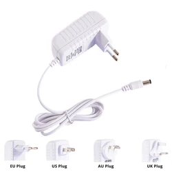 Adaptateur d'Alimentation avec Pipeline, Corps Blanc, 12V, 1A, 3A