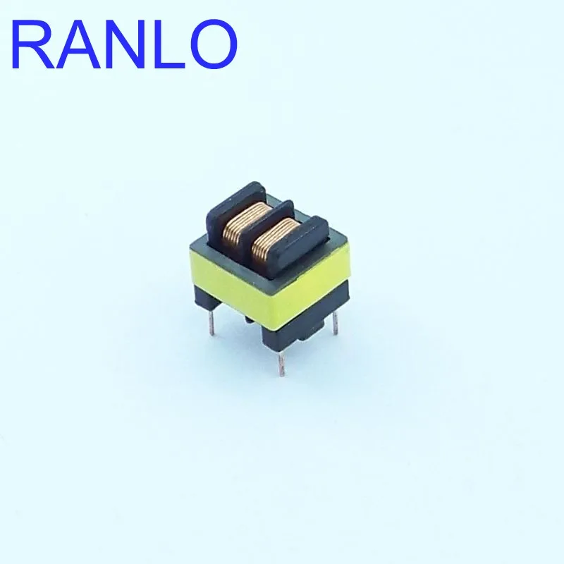 

EE8.3 2+2pin horizontal double slot magnetic ferrite core high frequency transformer sample design