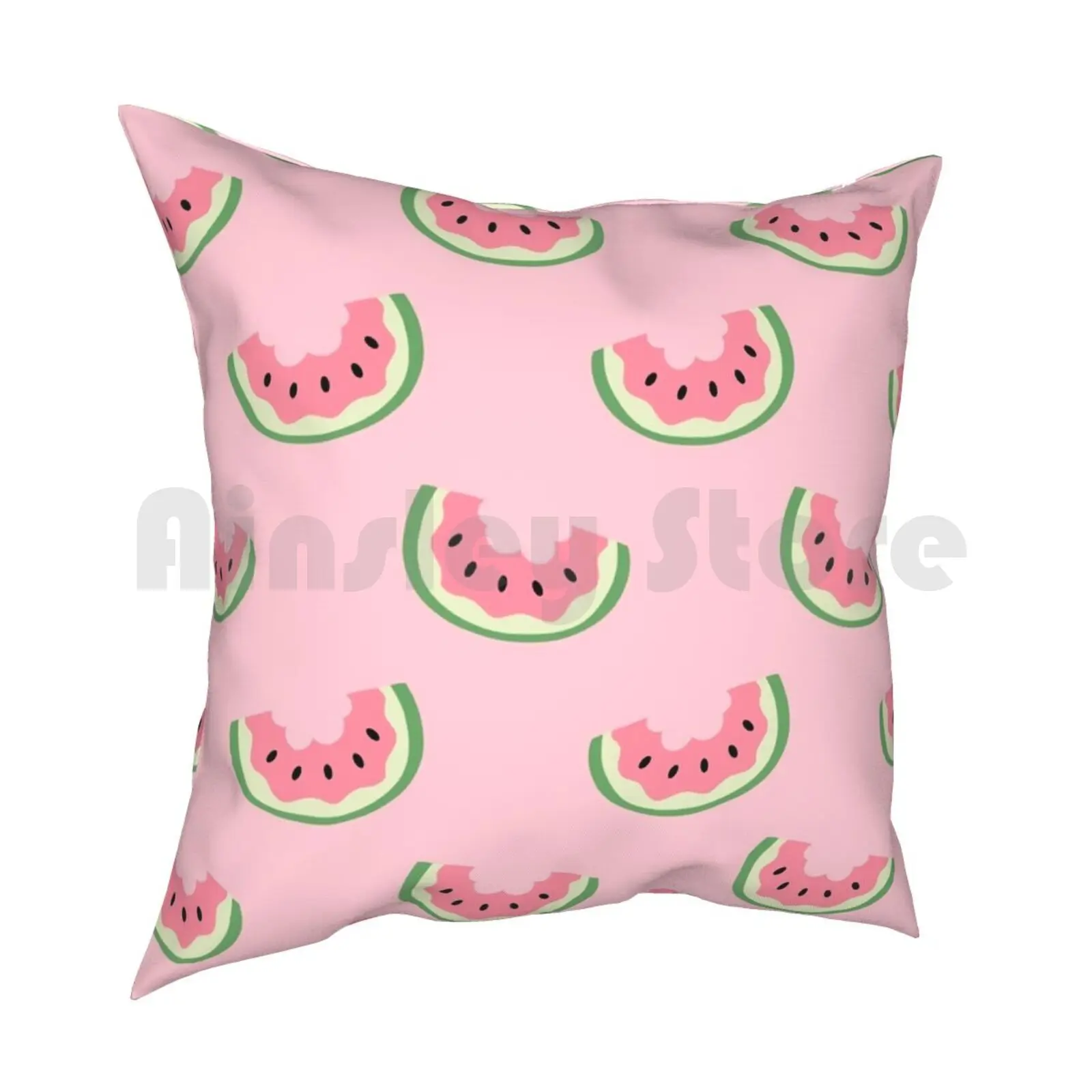 Simple Watermelon Pattern Pillow Case Printed Home Soft Throw Pillow Watermelon Watermelons Watermelon Wedges Watermelon