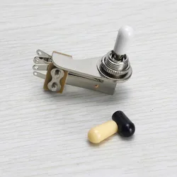 FLEOR L-Type 3-Way Toggle Switch Guitar Switch with Tips for SG/ES Style Guitar Parts