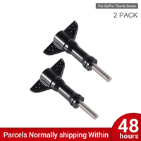 2 PACK Go Pro Accessories Tripod Mount Adapter Knob Bolt Nut Long Thumb Screw for GoPro 10 9 8 7 6 5 4 Yi Sjcam Eken DJI Camera