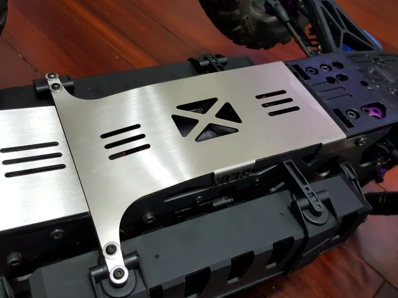 軽量ステンレス鋼シャーシガードhpiサベージフラックスhpiサベージxl