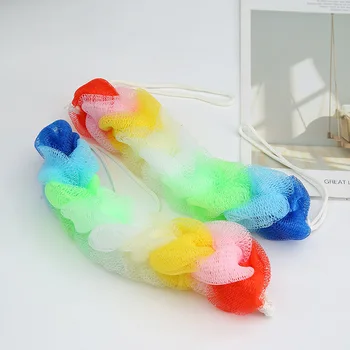 2 개/대 목욕 샤워 스크러버 메쉬 샤워 스폰지 제품