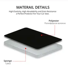 Universal Full Car Seat Cover Gray #6