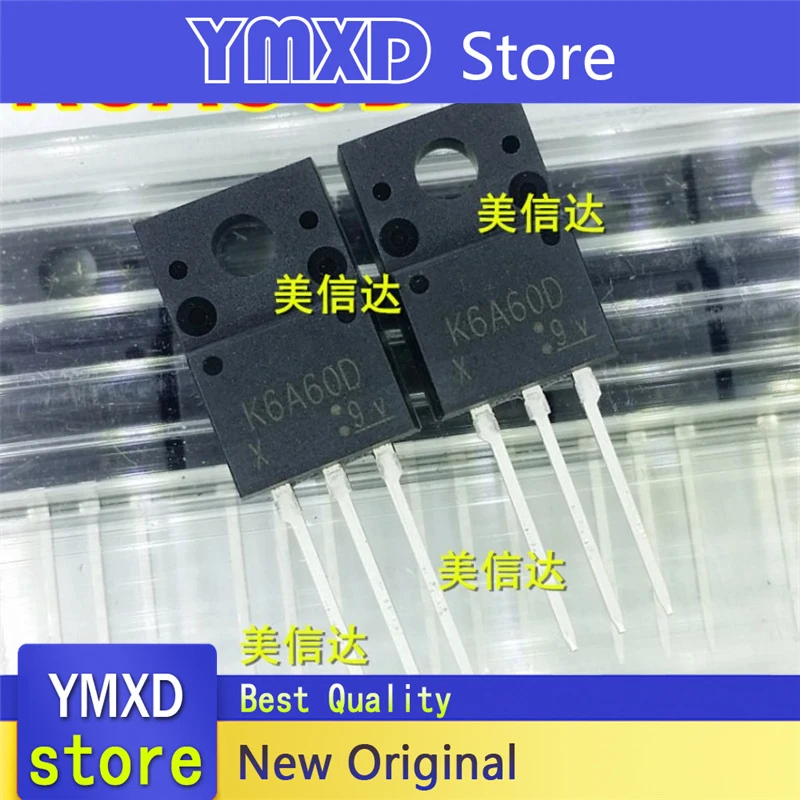 10pcs/lot New Original K6A60D TK6A60D 6A/600V N ChANNel TO220F Field Effect Tube In Stock
