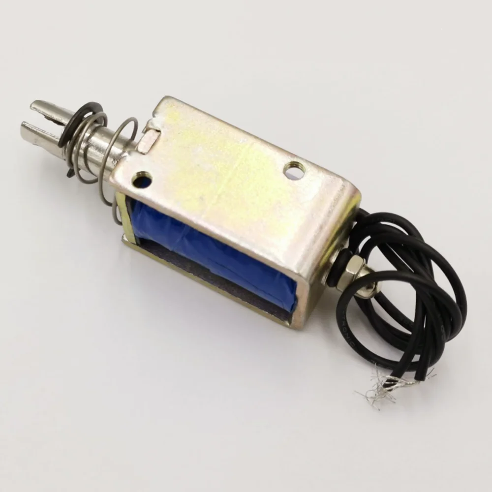 JF-1039B Push-Pull Open Frame Solenoid Electromagnet 10mm 25N DC 12V/24V 400MA