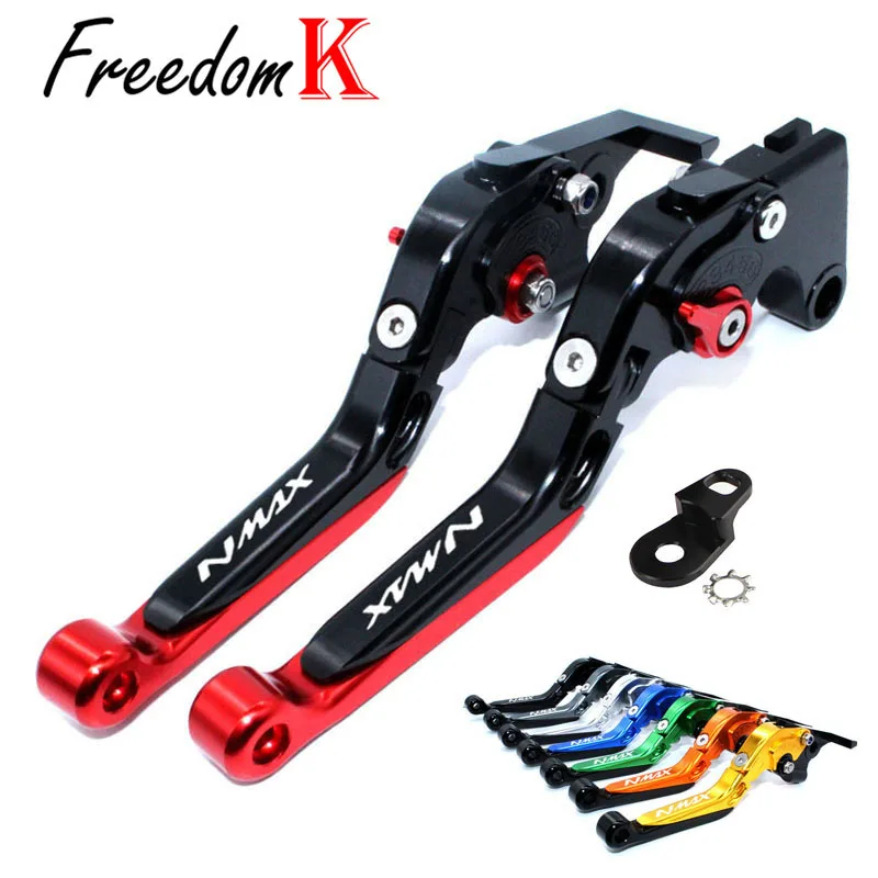 Folding Extendable Brake Clutch Levers With parking handbrake Fit For NMAX155 NMAX125 NMAX155 NMAX125 NMAX N-MAX 155 125 CNC