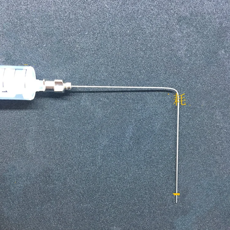 Stainless Steel Looper Head Electrospinning Wet Method Accessory Change Liquid Flow Direction 90 Degrees