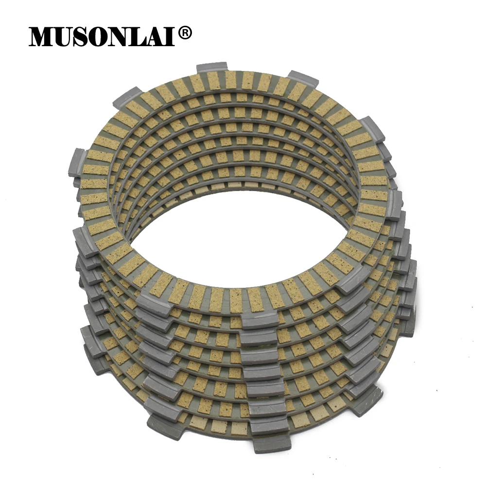 

8pcs Motorcycle Clutch Friction Plates Disc For HONDA NT650 NC700X NC750SA NC700XL VT750C VT750C2 VT750CD VT750SD Shadow 750