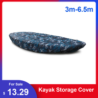 Kayak Storage Cover Universal Sport Waterproof Nylon Solar UV Resistant Dust Storage Cover Boat Canoe Dust Cover Shield