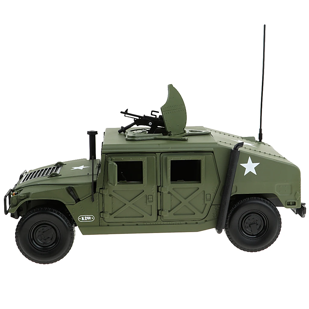 Die-cast Vehicles - 1/18 Scale H1 Army Vehicle Army Models Car Toys Tank, Vehicle