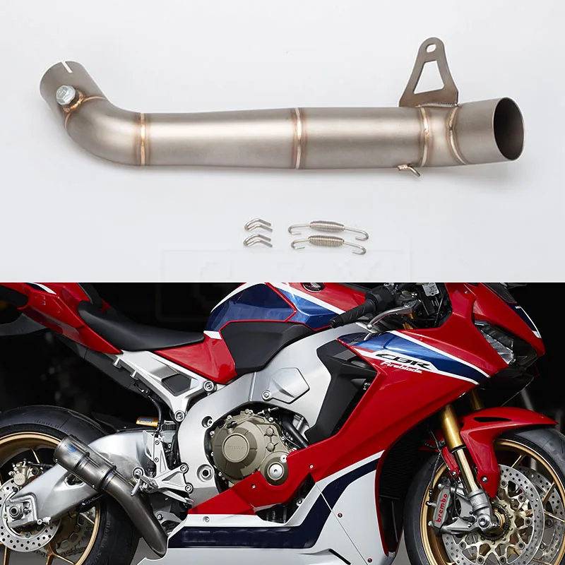 For Honda CBR1000RR 2008 2009 2010 2011 to 2015 2016 Slip-on CBR1000RR Motorcycle Exhaust Muffler Middle Link Pipe