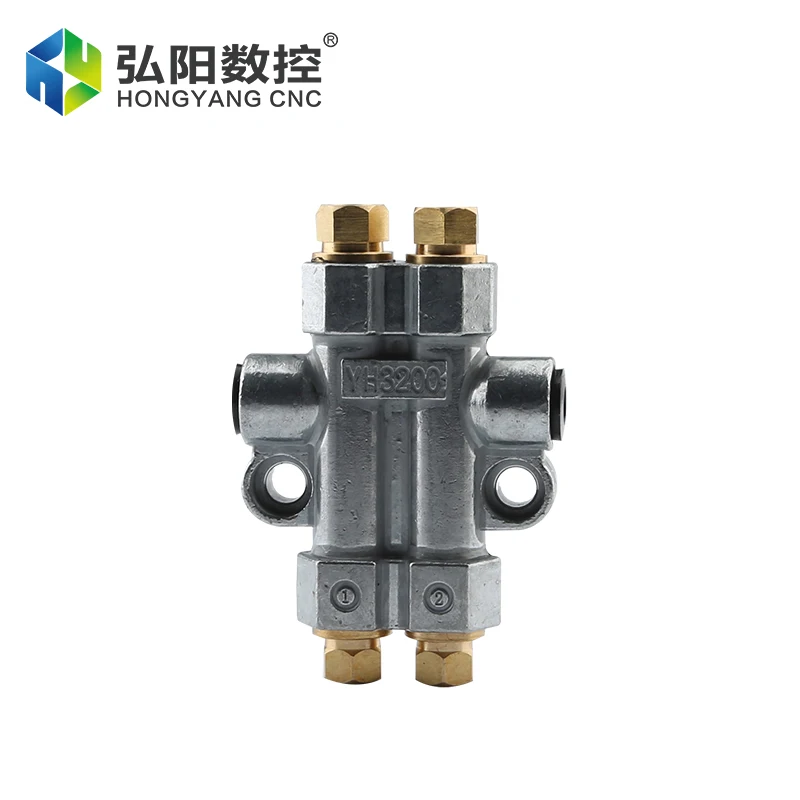 Valvola di distribuzione della pompa dell'olio 2 / 4 / 5 della macchina utensile di CNC del distributore del pistone dell'olio lubrificante del circuito dell'olio di spostamento positivo