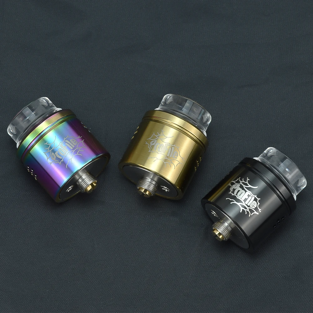 Perfil de vapeo atomizador RDA, bobina de malla de 24mm, tanque de cigarrillos electrónicos con PIN squonk BF para Squonk Mod Mechmod Vaper Smoke.