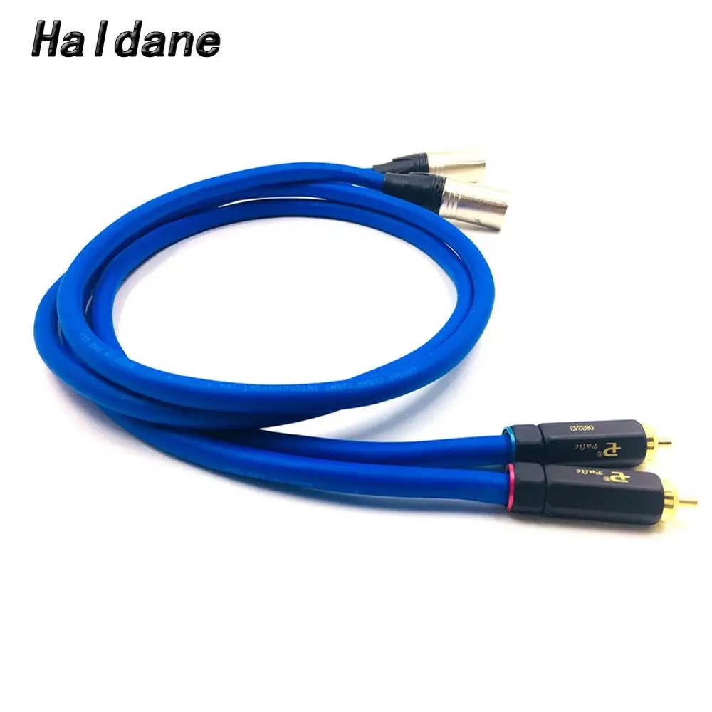 

Haldane Pair BR-109 RCA to XLR Male to Male Balacned Audio Interconnect Cable XLR to RCA Cable with CARDAS Clear-Light-USA