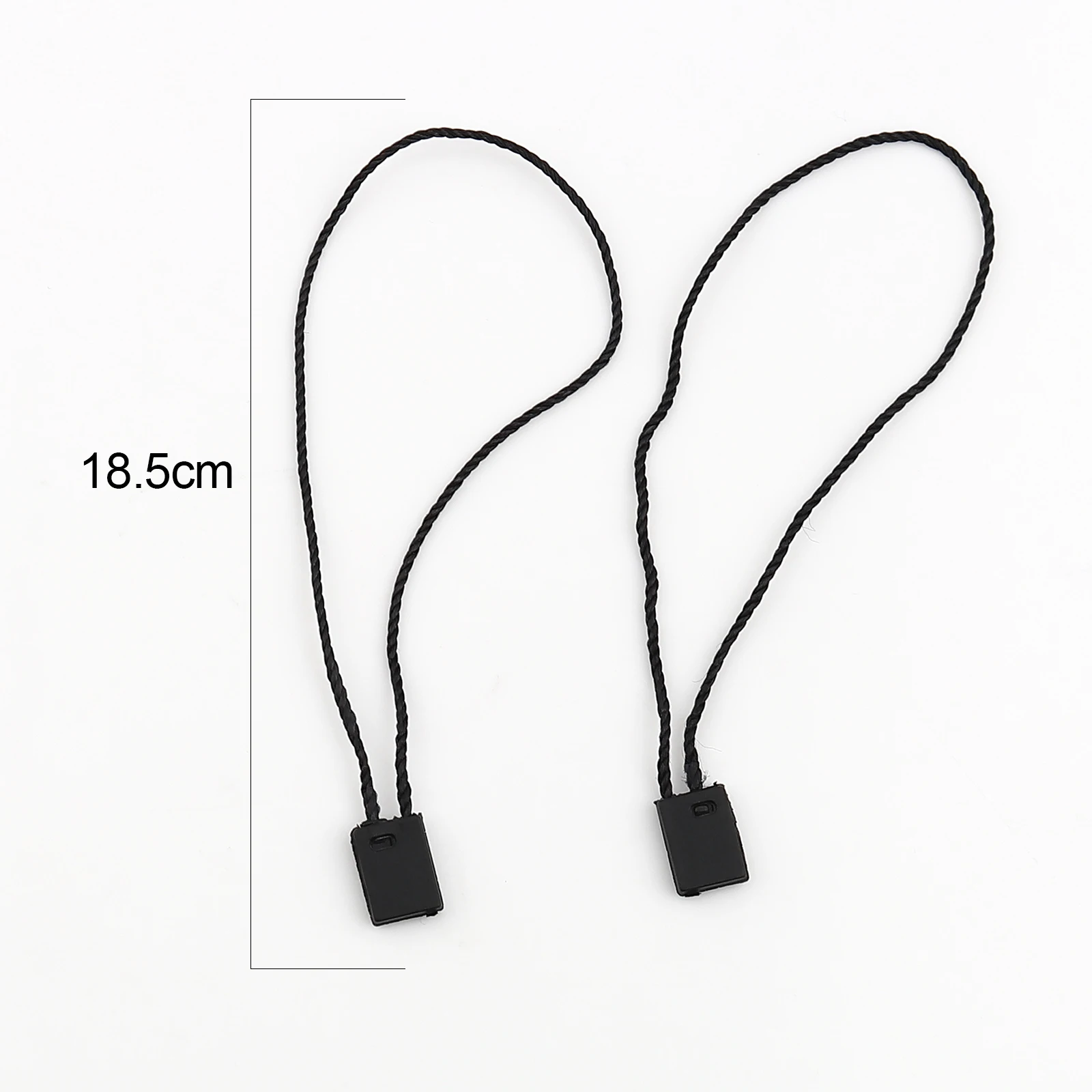 100/500Pcs Metal Pins Buckle Clothes  Polyester Tag Rope Cord Hanging Tablet For Garment Bag Tags Cards DIY Clothing Accessories