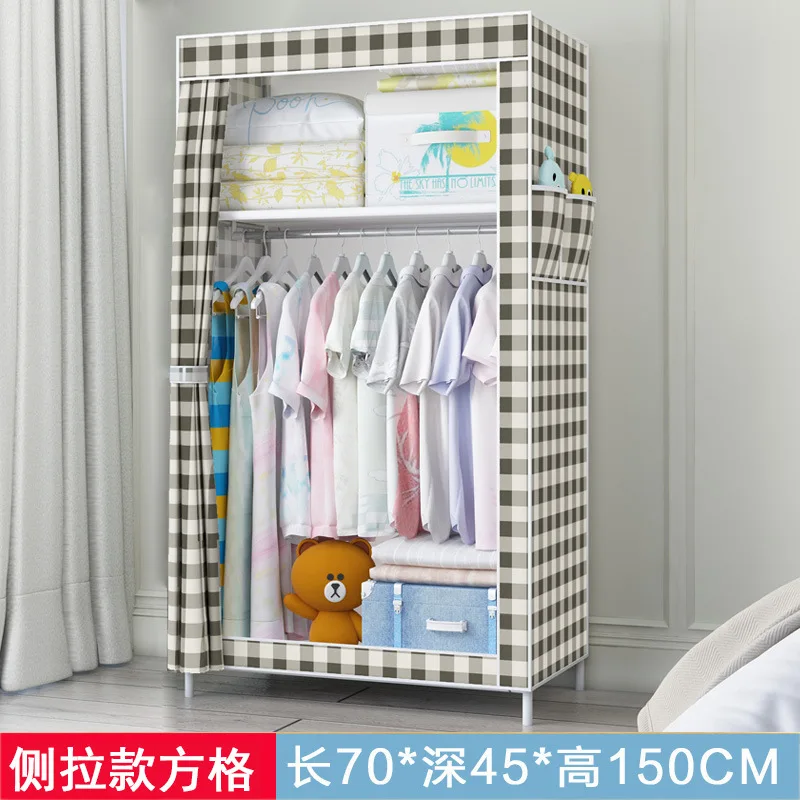 Simple Wardrobe Cloth Wardrobe Single Small Wardrobe Dormitory Wardrobe Dust Closed Simple Modern Special Offer