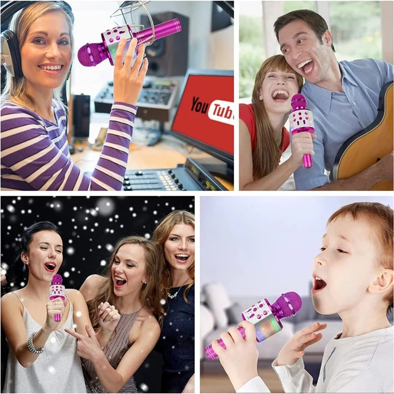 New Fun Toys for 4-15 Year Old Girls, Handheld Karaoke Microphone for Kids Birthday Gifts for 8 9 10 11 Years Old Boys Girl