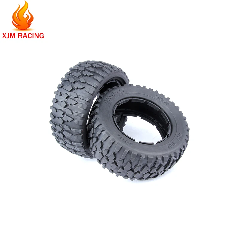 Gravel & Off-road Wheel Tires Skin Kit for 1/5 Losi 5ive-t Km-x2 Rofun Rovan LT Truck Rc Car Toys Parts