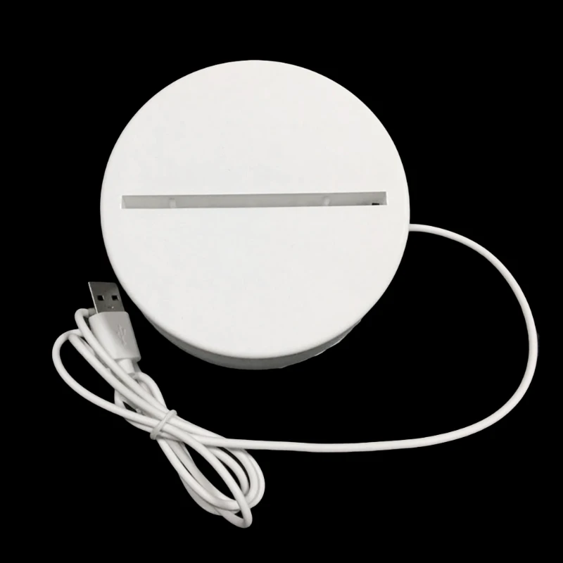 3D LED Lamp Base Creative 3D LED Night Lights Novelty Night Lamp Table Lamp Stand For Home Decorative Light
