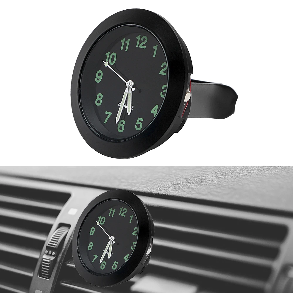 Car-Styling Mini Car Air Vent Clip Clock Ornaments Watch For Auto Home Car Decoration Quartz Car Clock Mechanics