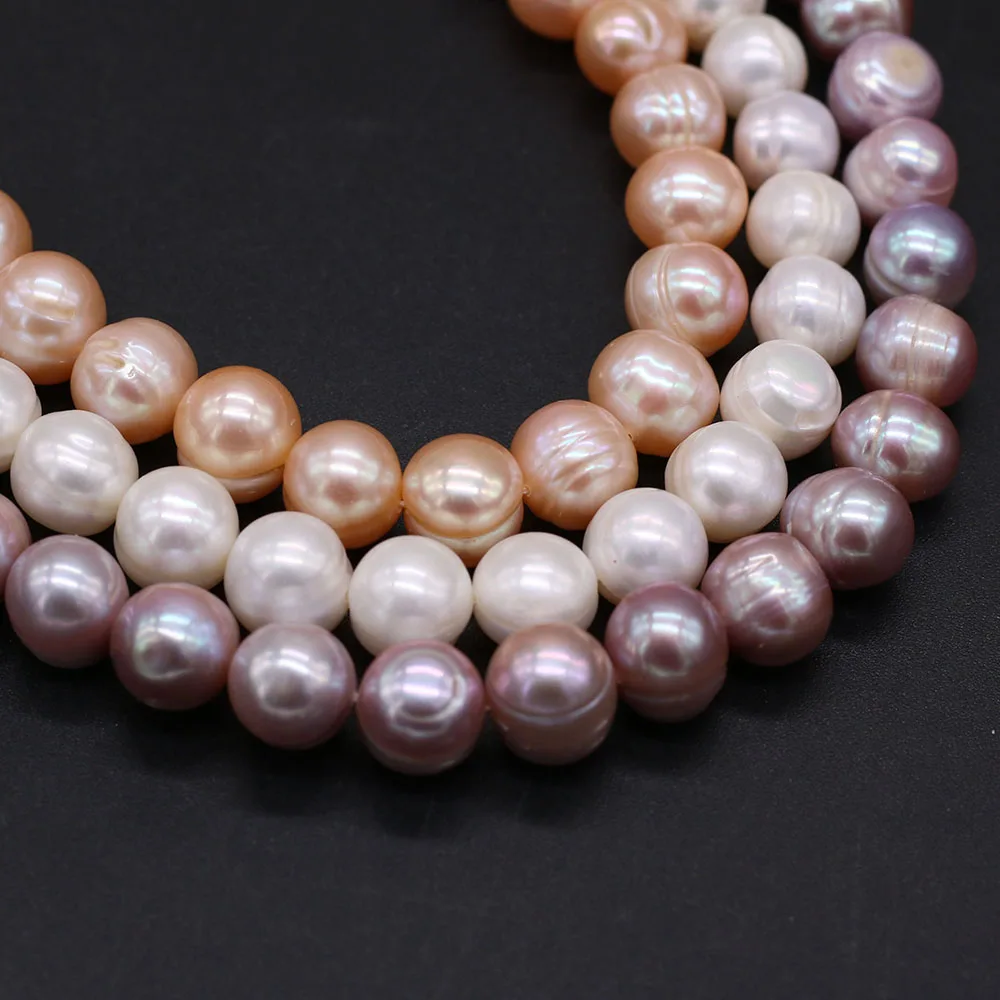 100% Natural Freshwater Pearl Rice Beads Exquisite Spacer Loose Bead For Jewelry Making DIY Charms Bracelet Necklace Accessories