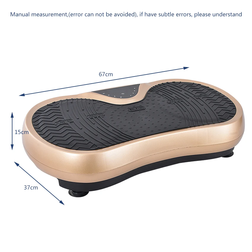 Ultra-thin Exercise Fitness Slim Vibration Machine Trainer Plate Platform Body Shaper Remote Control Fat Burning Shaking Machine