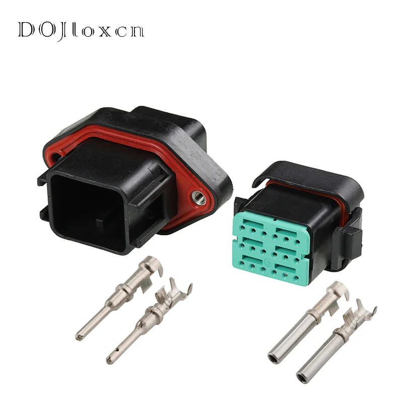 1/5 Sets18 Pin DTV06-18SB De Chi Male Female Balck Plug DTV06 Carter Excavator CAT330/336C9 Engine Injector Wiring Connector