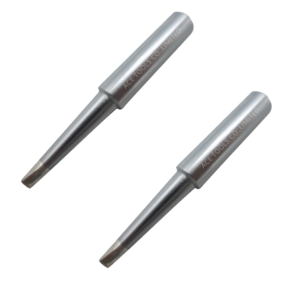 T18-DL24 Soldering Tip ยาว Chisel 2.4มม.Fit HAKKO FX-888 FX-888D FX-8801 FX-600ตะกั่วฟรีเหล็กหัวฉีดเชื่อมมือจับดินสอบิต