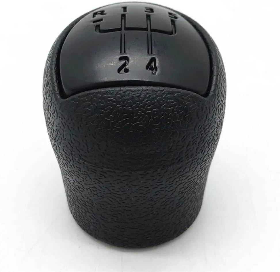 Car 5 Speed Gear Lever Stick Shift Knob Durable Rubber Gear Shifter Knob Head For Renault Clio Kangoo 2006 2007 2008 Black