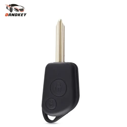 Dandkey For Citroen Picasso Saxo Berlino Xsara For Peugeot 106 Key Shell 2 Buttons Uncut Blade Replacement Remote Car Key Case